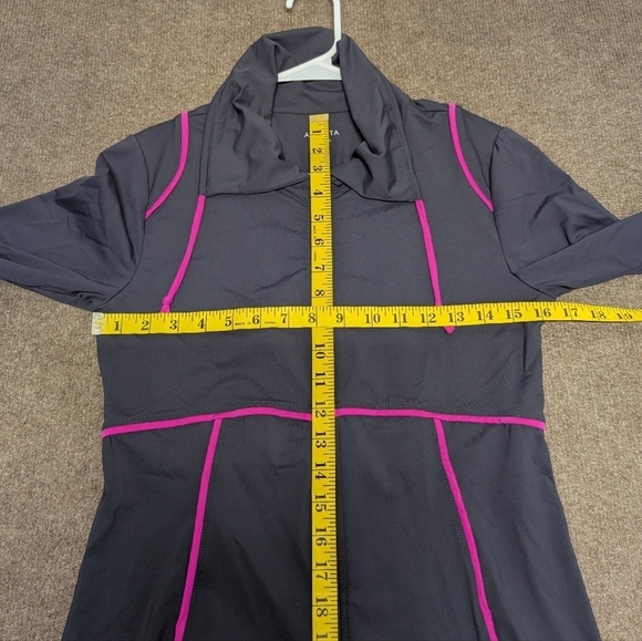 ATHLETA (Small) Spinnacker Long Sun Jacket Gray Pink - Picture 6 of 8